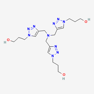 Tris(3-hydroxypropyltriazolylmethyl)amine chemical structure (CAS 760952-88-3)