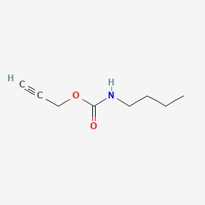 Prop-2-yn-1-yl butylcarbamate chemical structure (CAS 76114-73-3)