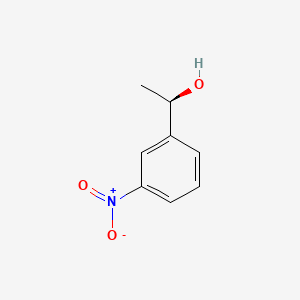 (R)-1-(3-Nitrophenyl)ethanol chemical structure (CAS 76116-24-0)