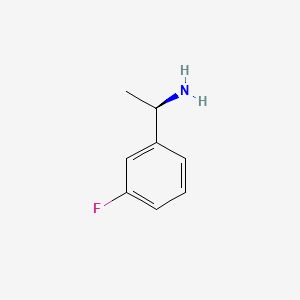 (R)-1-(3-Fluorophenyl)ethanamine chemical structure (CAS 761390-58-3)
