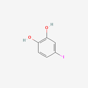 2-Hydroxy-5-iodophenol chemical structure (CAS 76149-14-9)