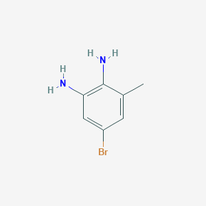 5-Bromo-3-methylbenzene-1,2-diamine chemical structure (CAS 76153-06-5)