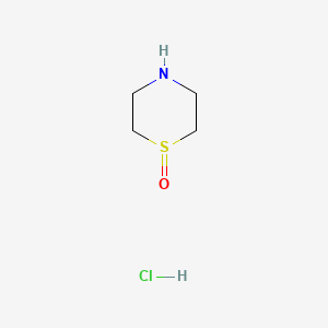 Thiomorpholine-1-oxide hydrochloride chemical structure (CAS 76176-87-9)
