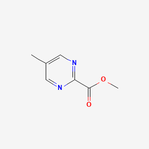 Methyl 5-methylpyrimidine-2-carboxylate chemical structure (CAS 76196-80-0)