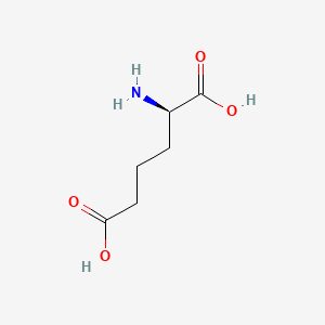 (R)-2-Aminohexanedioic acid chemical structure (CAS 7620-28-2)