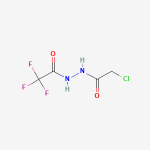 1-(Chloroacetyl)-2-(trifluoroacetyl)hydrazine chemical structure (CAS 762240-99-3)