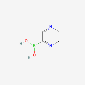 Pyrazin-2-ylboronic acid chemical structure (CAS 762263-64-9)