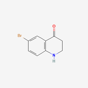 6-Bromo-2,3-dihydroquinolin-4(1H)-one chemical structure (CAS 76228-06-3)