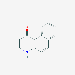 3,4-Dihydrobenzo[f]quinolin-1(2H)-one chemical structure (CAS 76228-07-4)
