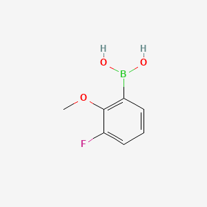 3-Fluoro-2-methoxyphenylboronic Acid chemical structure (CAS 762287-59-2)