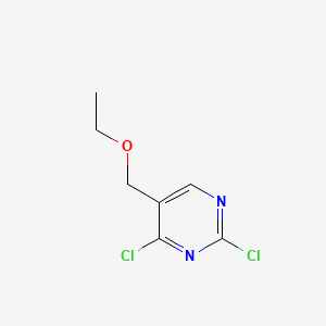 2,4-Dichloro-5-(ethoxymethyl)pyrimidine chemical structure (CAS 7627-39-6)