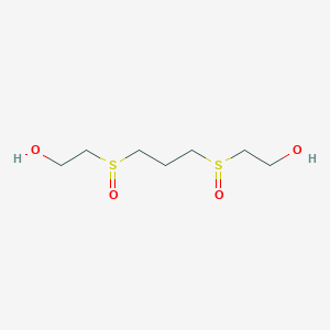 2,2'-(Propane-1,3-diyldisulfinyl)diethanol chemical structure (CAS 76305-83-4)