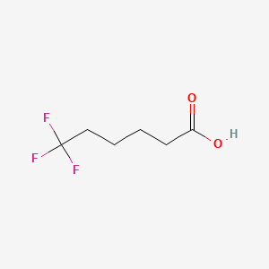 6,6,6-Trifluorohexanoic acid chemical structure (CAS 764-64-7)