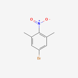 5-Bromo-1,3-dimethyl-2-nitrobenzene chemical structure (CAS 76435-22-8)