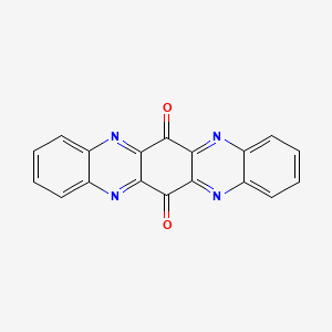 Quinoxalino[2,3-b]phenazine-6,13-dione chemical structure (CAS 76447-82-0)