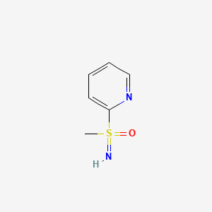S-Methyl-S-(2-pyridinyl) sulfoximine chemical structure (CAS 76456-06-9)