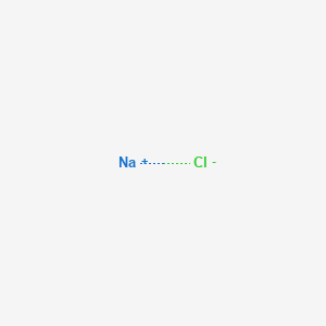 Sodium chloride chemical structure (CAS 7647-14-5)