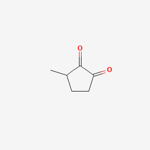 3-Methylcyclopentane-1,2-dione chemical structure (CAS 765-70-8)
