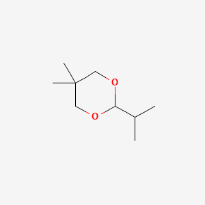 2-Isopropyl-5,5-dimethyl-1,3-dioxane chemical structure (CAS 7651-50-5)