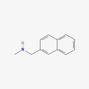 N-Methyl-1-(naphthalen-2-yl)methanamine chemical structure (CAS 76532-33-7)