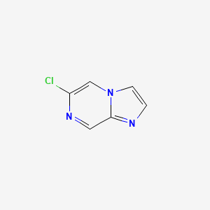 6-Chloroimidazo[1,2-a]pyrazine chemical structure (CAS 76537-23-0)