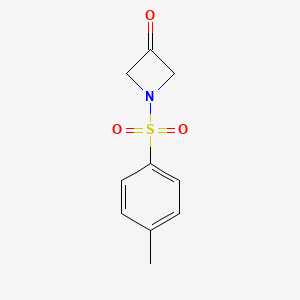 1-Tosylazetidin-3-one chemical structure (CAS 76543-27-6)