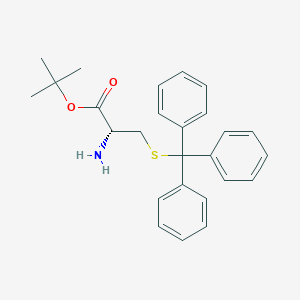 H-Cys(Trt)-OtBu chemical structure (CAS 76587-61-6)