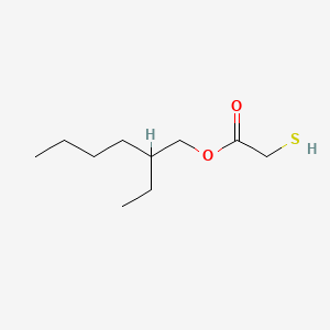 2-Ethylhexyl thioglycolate chemical structure (CAS 7659-86-1)