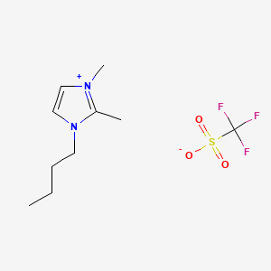 1-Butyl-2,3-dimethylimidazolium Trifluoromethanesulfonate chemical structure (CAS 765910-73-4)