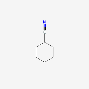 Cyclohexanecarbonitrile chemical structure (CAS 766-05-2)