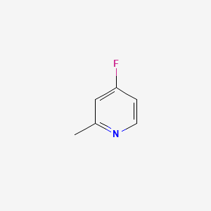 4-Fluoro-2-methylpyridine chemical structure (CAS 766-16-5)