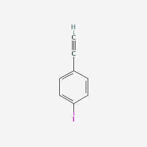 1-Ethynyl-4-iodobenzene chemical structure (CAS 766-99-4)
