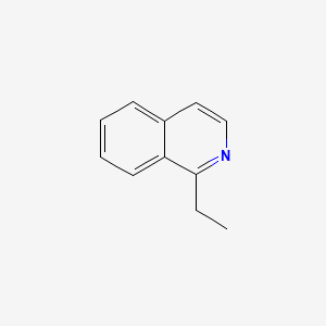 1-Ethylisoquinoline chemical structure (CAS 7661-60-1)