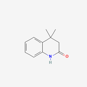 4,4-Dimethyl-3,4-dihydroquinolin-2(1H)-one chemical structure (CAS 76693-04-4)