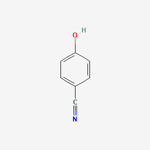 4-Hydroxybenzonitrile chemical structure (CAS 767-00-0)