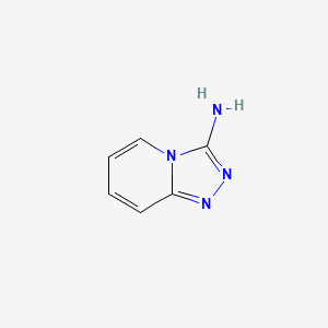 [1,2,4]Triazolo[4,3-a]pyridin-3-amine chemical structure (CAS 767-62-4)