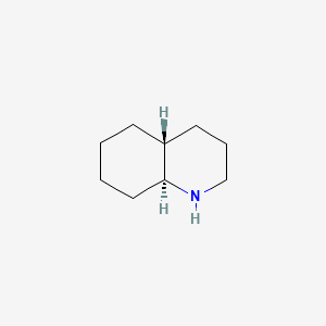 Trans-decahydroquinoline chemical structure (CAS 767-92-0)