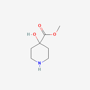 Methyl 4-hydroxypiperidine-4-carboxylate chemical structure (CAS 767265-77-0)