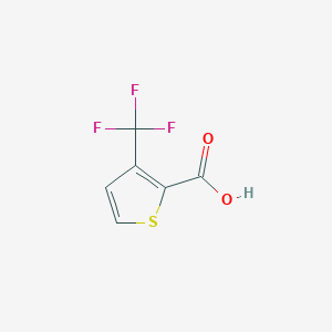 3-(Trifluoromethyl)thiophene-2-carboxylic acid chemical structure (CAS 767337-59-7)