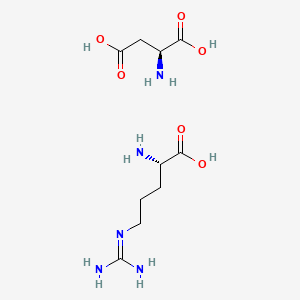L-Arginine L-aspartate chemical structure (CAS 7675-83-4)