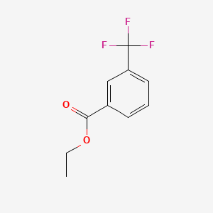Ethyl 3-(trifluoromethyl)benzoate chemical structure (CAS 76783-59-0)