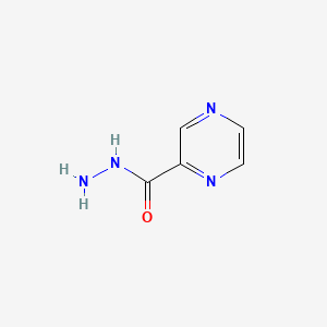 Pyrazinoic acid hydrazide chemical structure (CAS 768-05-8)