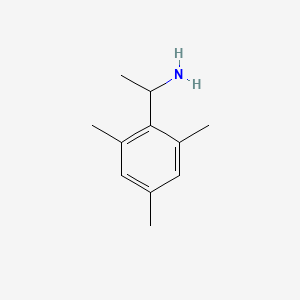 1-Mesitylethanamine chemical structure (CAS 76808-14-5)