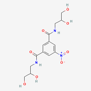 N1,N3-Bis(2,3-dihydroxypropyl)-5-nitroisophthalamide chemical structure (CAS 76820-34-3)