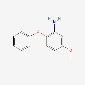 5-Methoxy-2-phenoxyaniline chemical structure (CAS 76838-72-7)