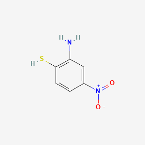 2-Amino-4-nitrobenzene-1-thiol chemical structure (CAS 7686-29-5)