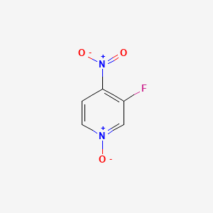 3-Fluoro-4-nitropyridine 1-oxide chemical structure (CAS 769-54-0)