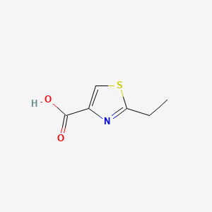 2-Ethylthiazole-4-carboxylic acid chemical structure (CAS 769124-05-2)