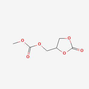 Methyl ((2-oxo-1,3-dioxolan-4-yl)methyl) carbonate chemical structure (CAS 76913-29-6)