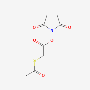 2,5-Dioxopyrrolidin-1-yl 2-(acetylthio)acetate chemical structure (CAS 76931-93-6)